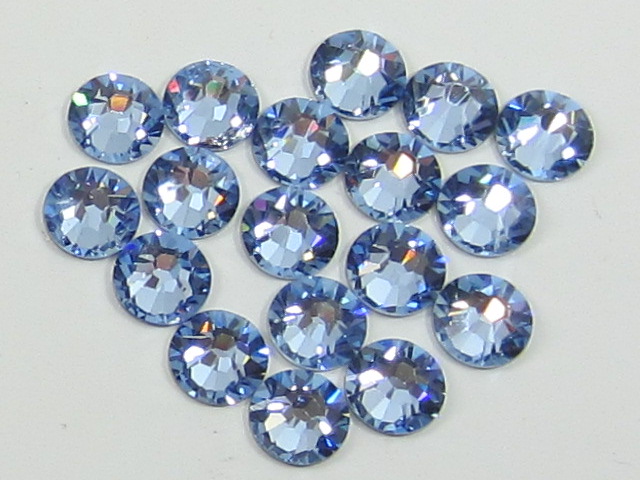 1 Gross 12ss LIGHT SAPPHIRE HOTFIX European Rhinestones